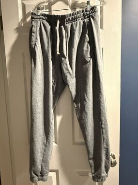 Gymshark Heather Gray Drawstring Joggers